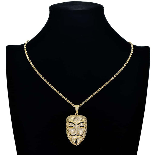 v for vendetta jewelry iced